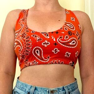 Booty by Brabant bandana print top